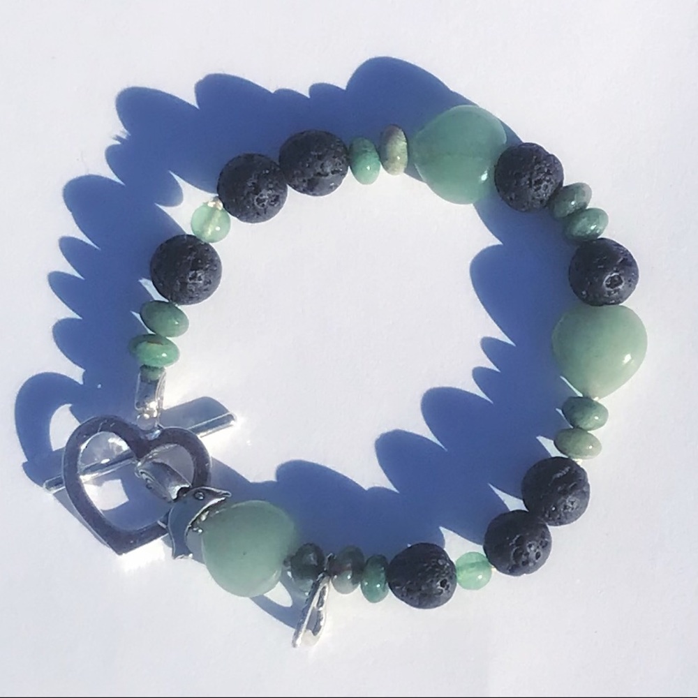 Aventurine 💚 Heart Bracelet